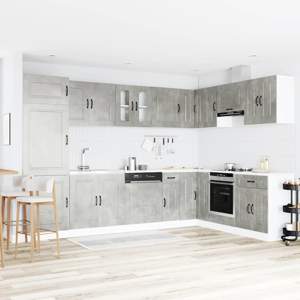 [3315005] Szafka kuchenna Kalmar Betonowy szary 80 x 46 x 81,5 cm