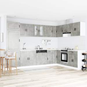 [3315025] Szafka pod zlew Porto 2 szt. Szary 80 x 46 x 81,5 cm