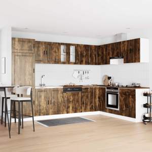[3315026] Szafka pod zlew Porto 2 szt. Brązowy 80 x 46 x 81,5 cm